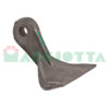 Mazza per trincia , diametro foro 14,5 larghezza attacco superiore 17 larghezza taglio lama 110 raggio 105
