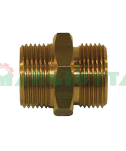 Raccordo Nipplo in ottone maschio - maschio