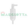 Filtro carburante in plastica con cartuccia in rete