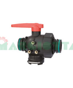 Valvola a sfera a 3 vie a flusso interrotto o continuo attacco a forchetta maschio/femmina Arag