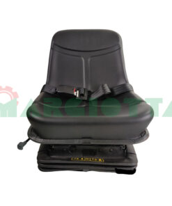 Sedile Cobo tipo mini baltic GT62 con molleggio pneumatico M97 a soffietto con cinture fisse e microinterruttore on/off omologato