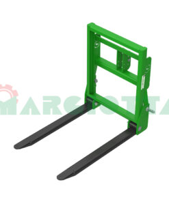 Forca porta pallets forca porta bins con forche reclinabili marchio Margiotta Group