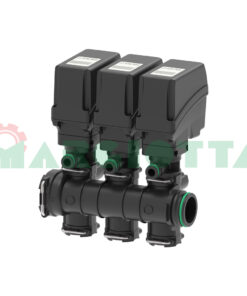 Gruppo di valvola elettrica a 3 sezioni di barra pressione 20 Bar - Portata 50 l/min tipo By-Pass Arag