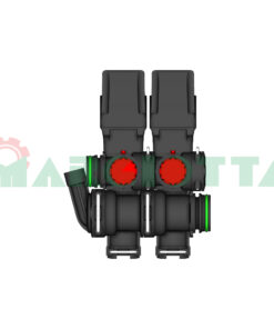 Gruppo di valvole elettriche a 2 sezioni di barra pressione 20 Bar - Portata 50 l/min tipo By-Pass Arag