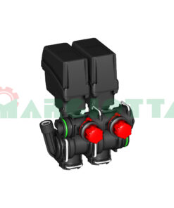 Gruppo di valvole elettriche a 2 sezioni di barra pressione 20 Bar - Portata 50 l/min tipo By-Pass Arag