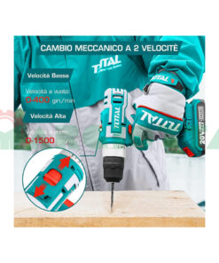 Trapano a percussione 20V con due batterie