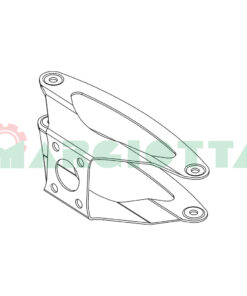 Supporto porta rebbi per abbacchiatori Storm Campagnola cod. 0108.0301