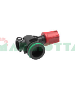 Ritorni calibrati con attacco a forchetta per valvole manuali Arag