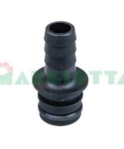 Raccordo diritto con portagomma diametro del tubo 13 mm
