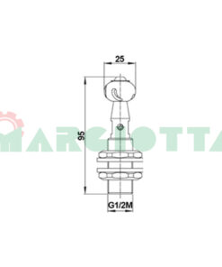 Getto lava cisterne Rollex 240° - G1/2M Braglia
